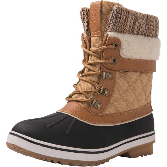 〽️Women's 1910 Camel Globalwin Waterproof Insulated Winter Women Snow Boots